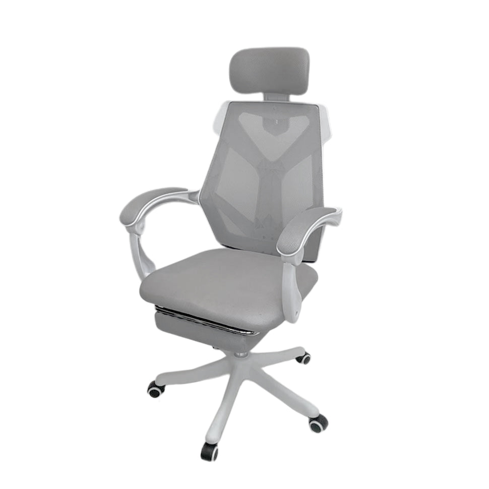 ชุดเซตทำงานเพลินสุดคุ้ม FULI X8 ErgoChair - White ขาว + 3Memory Foam Lumbar Support Cushion Core U Shape Seat Cushions + Ergonomic Adjustable Desk