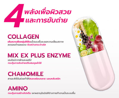 [ซื้อ 5 แถม 5] Tokoyo Night Ex Plus [Amino] & [Collagen] | 30 แคปซูล*10 - รวม 300 แคปซูล | รับฟรี!  แอสตาแซนธิน พลัส 24 แคปซูล 2 กล่อง