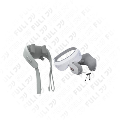 เซตนวดคอบ่าไหล่ฟินทั้งตาและคอ | FULI Neck and Shoulder Massager + FULI Ergo Massage Neck Pillow + FULI Smart Eye Massager