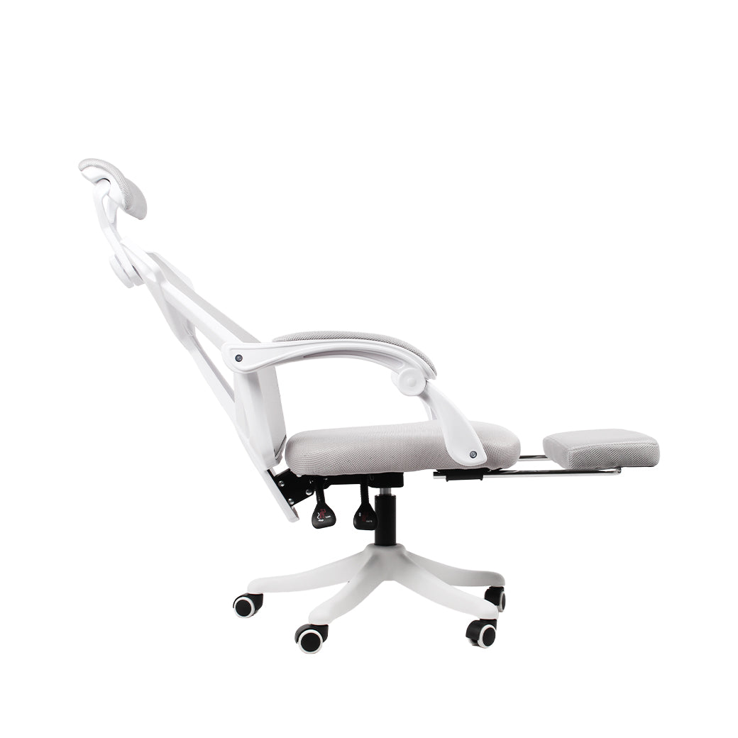 เซตเก้าอี้นั่งสบาย เก้าอี้สุขภาพ FULI X8 ErgoChair - White ขาว แถมฟรี เบาะรองนั่งรูปตัว O